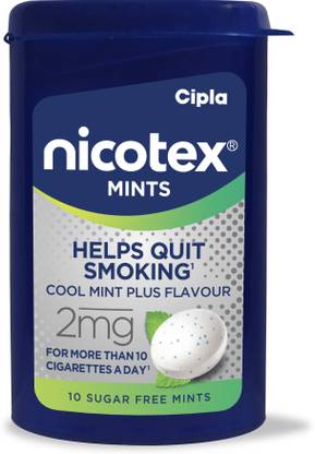 Nicotex 2mg 10 Lozenges Mint Plus Flavour Smoking Cessations