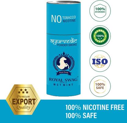 ROYAL SWAG Herbal Cigarettes Mint Flavor 50 Stick With Lip Scrub for Smokers Dark Lips 20g Smoking Cessations