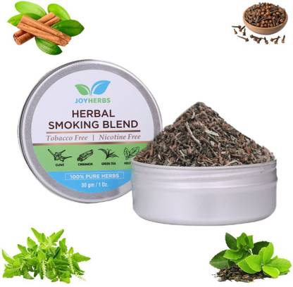 JOYHERBS Herbal Clove Flavour Smoke for Nicotine Free & Tobacco Free Blend 30gm Smoking Cessations