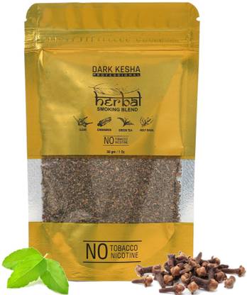 Dark kesha Ayurvedic Herbal Mixture Smoking Blend 30G 100% Natural No Tobacco/Nicotine Smoking Cessations