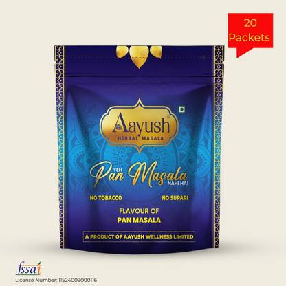 Aayush Herbal Paan Masala Smoking Cessations