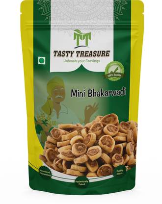 TASTY TREASURE Mini Bhakarwadi | Chai Time Snacks | Ready to Eat Bhakarwadi Snacks | Bhakarwadi