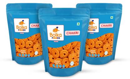 bolka foods Chakli Crunchy Snacks,Homemade Delicious Namkeen, Ready to Eat Snacks,Tea Snacks