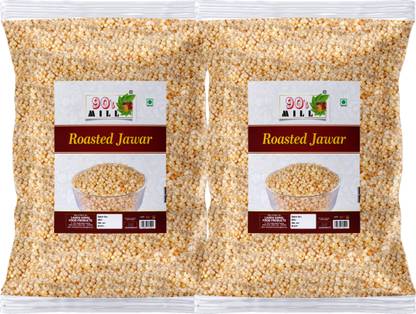 90's MILL Amravati Sorghum Jowar Jawar Puff Kurmura Kurmure Murmura Murmure Puf-150g*2Pack