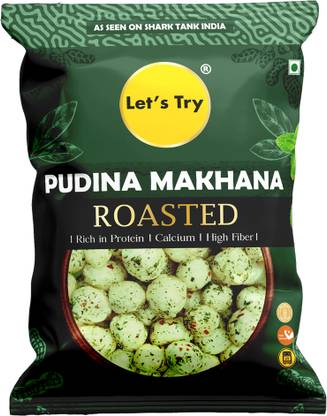 Let's Try Pudina Makhana Roasted