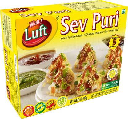 wah luft Instant and Delicious Sev Puri Kit - 500g