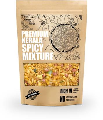 FLAVORS OF KERALA Mixture Spicy Namkeen Snack Authentic Indian Snack Perfect for Tea-Time