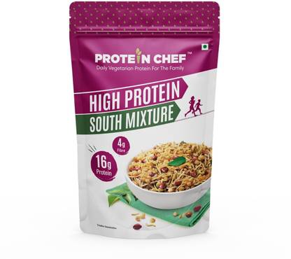 Protein Chef High Protein Snacks South Mixture|16gm Max Protein|Sugar Free Healthy Snacks