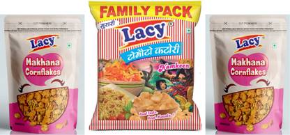 Lacy Makhana Cornflakes (X2) & Tomato Katori