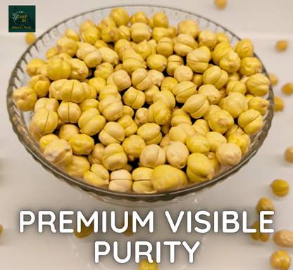 The Atharva-veda Roasted Chana without skin 900g | Desi Bina Chilka Bhuna Chana, Chickpea no husk