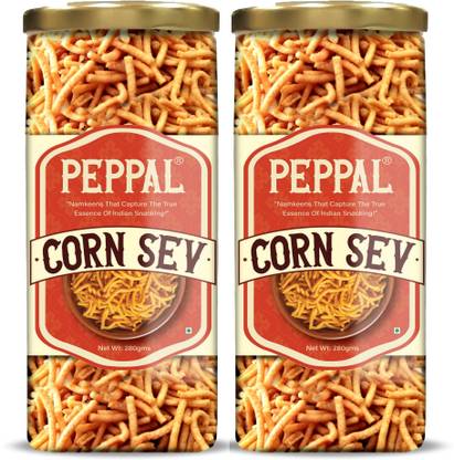 Peppal Corn Sev Indian Snack (280g)
