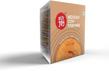 RED JOY Maxican Coin Khakhra | 200 Gram Each, Pack of 3