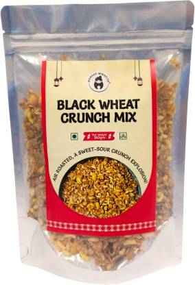 MOMADE MIRACLES Black Wheat Crunch Roasted Mix | Multigrain Roasted & Healthy Namkeen
