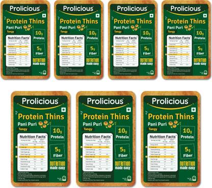 Prolicious Pani Puri Thins | High Protein | Roasted