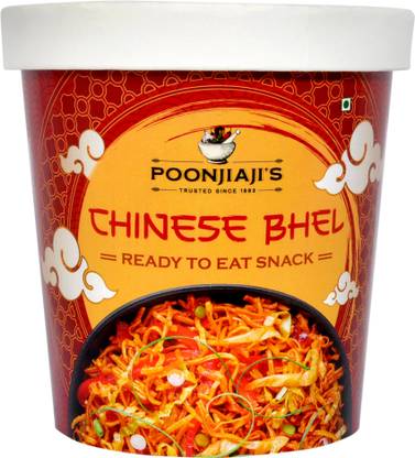 poonjiaji"s Ready To Eat Chinese Bhel Quick & Delicious Snack, 180g (Pack of 2)
