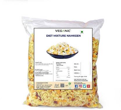 Veganic Lite Mixture | Diet Mixture Namkeen | Healthy Snacks For Tea Time