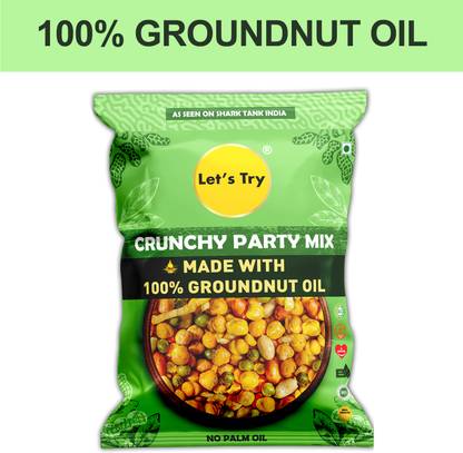 Let's Try Crunchy Party Mix,Made with 100% Groundnut Oil