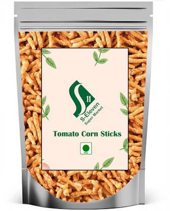S Eleven Super Market Crunchy Tomato Corn Sticks Namkeen