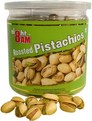 8AM Roasted Pistachios Can