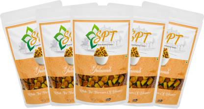 Shree Parshwa Traders Bhakharwadi 1.5Kg (300Gm Pack of 5) Authentic Indian snack Vegetarian & Crunchy