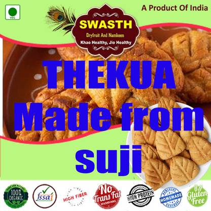 Swasth Thekua 400 gram made from suji