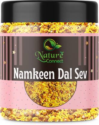 NATURE CONNECT Namkeen Dal Sev | Special Marwari Dalmoth Special Dal Moth Mixture | Jar Pack