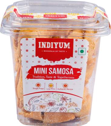 Indiyum Mini Samosa with Traditional Dal Filling