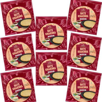 Vedic Garden Oats Healthy Roasted Khakhra With Multigrain, Indian Snack, Diet Friendly