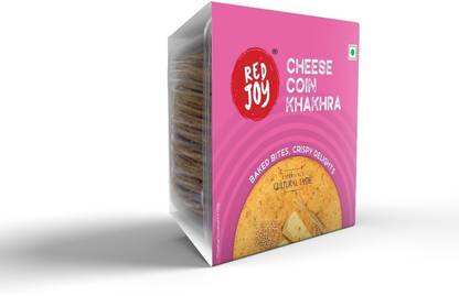RED JOY Cheese Coin Khakhra | 200 Gram Each, Pack of 3