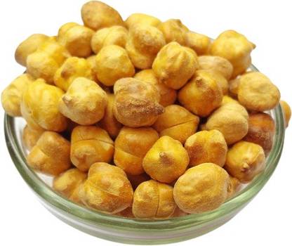 Organic Basket Roasted Masala Desi Chana, 400gm [Indian Snacks]