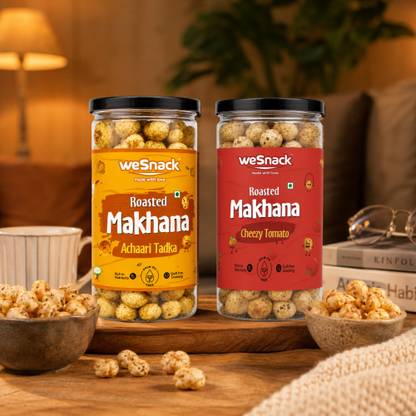 Wesnack Assorted (Tomato, Achaari) Roasted Makhana