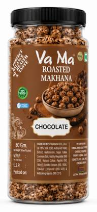 VAMA Roasted Makhana Chocolate Flavor | High Protein Healthy Snack Roasted Makhana