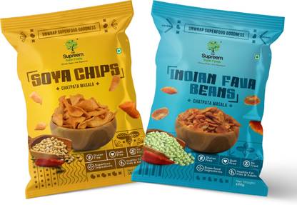 SSF Supreem Super Foods Normalife Gluten Free Indian Fava Beans + SOYA Chip
