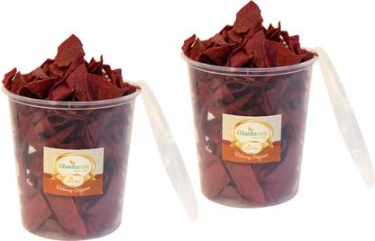 Ghasitaram Gifts Namkeen-Snacks-Roasted Beetroot Chips 200 gms Chips