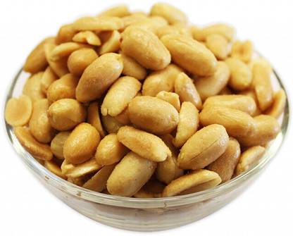 Veganic Whole Roasted Peanuts Unsalted | Groundnut/Moongfali/Moofali/Skin Removed Peanut