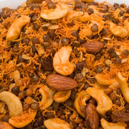 FreshTrain Dry Fruit Dal Moth Namkeen | Dal Biji Sev Namkin With Cashew, Almond, Kishmish