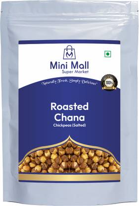 MINIMALL SUPER MARKET Whole Roasted Salted Chana with Skin/Bhuna Chana/Chana Namkeen