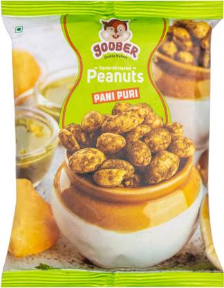 GOOBER Tasty Spicy Tikha Pani Puri Roasted Peanuts