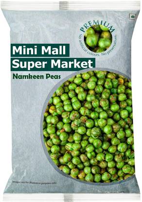 MINIMALL SUPER MARKET Green Salty Masala Peas/Vatana - Namkeen Peas