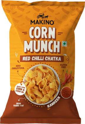 MAKINO Corn Munch Red Chilly Chatka