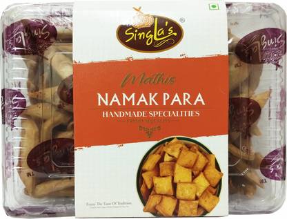 singla's Namak Para 350gms| Indian snacks||