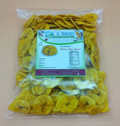 LJLTraders Fresh Kerala Banana Chips (Upperi)- 300 g, Product Of Kerala