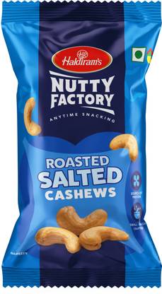 Haldiram's Nutty Factory Roasted Salted Cashews
