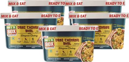 MiX BOX Desi Chinese Bhel With Schezwan Chutney Bhelpuri