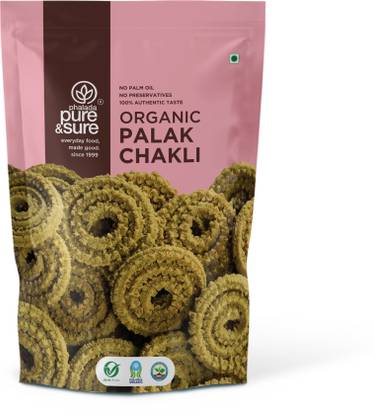 Pure & Sure Organic Palak chakli