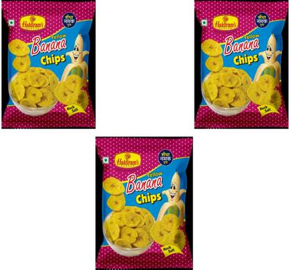 Haldiram's Yellow Banana Chips pack of 3