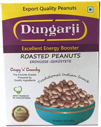 DungarJi Roasted Peanuts, Rock Flavour | Rich in Protein & Fibre | No Artificial Flavour