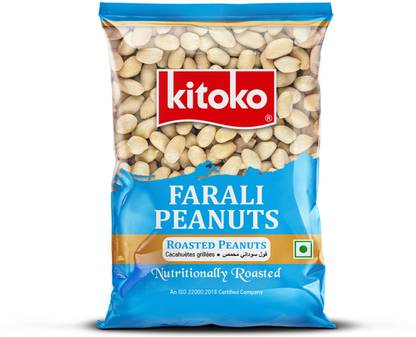 Kitoko Roasted Farali Peanuts | Without Skin Namkeen Khari Sing | Moongfali Singdana