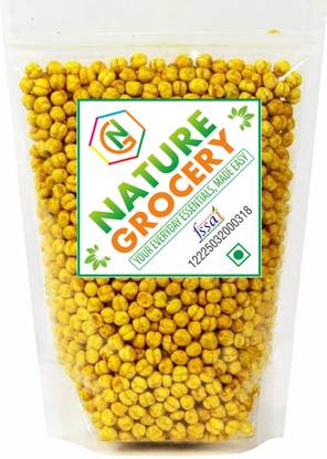 NatureGrocery Roasted Masala Chana Without Skin | Bhuna Chana |