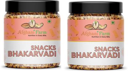 Afgani Farm Bhakarwadi Tea Time Snacks (Crunchy, Light & Flavourful)